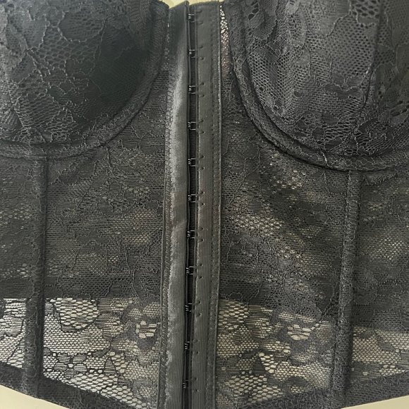 NEW Juicy Couture Sexy Lace Corset Bustier Top Lingerie Bra - Picture 8 of 13